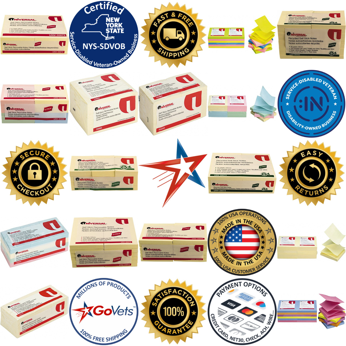 A selection of Self Stick Note and Page Flag Dispensers products on GoVets