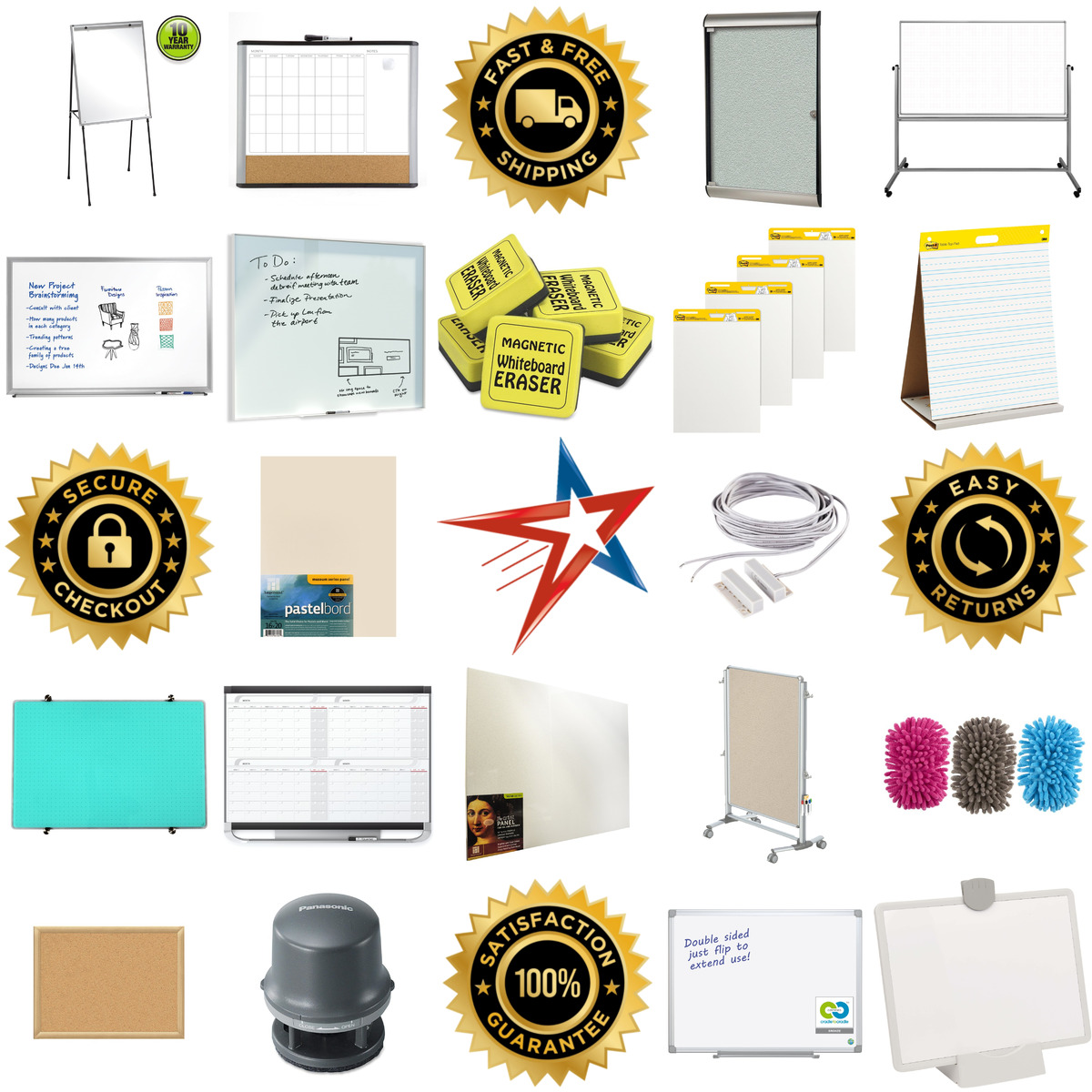 A selection of Presentation Boards products on GoVets