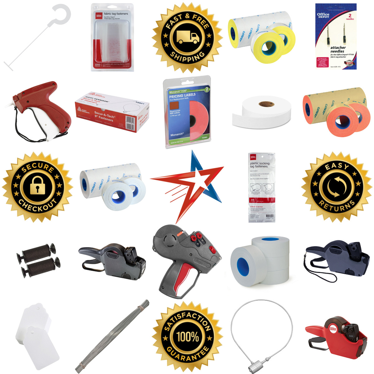 A selection of Pricemarkers and Supplies products on GoVets