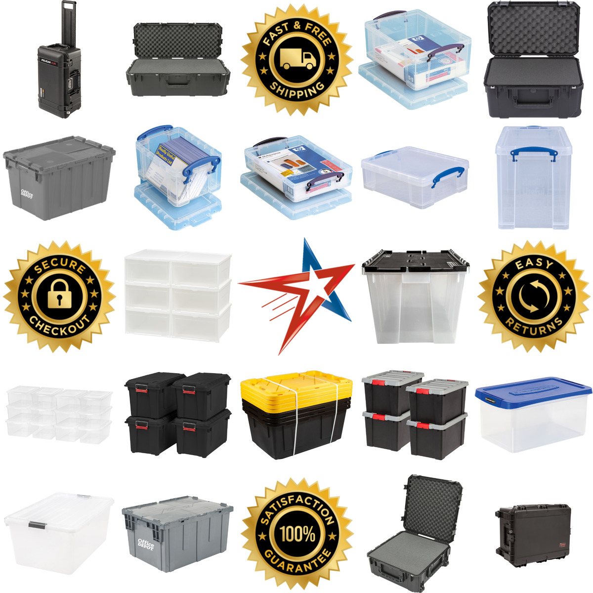 A selection of Plastic Storage Containers products on GoVets