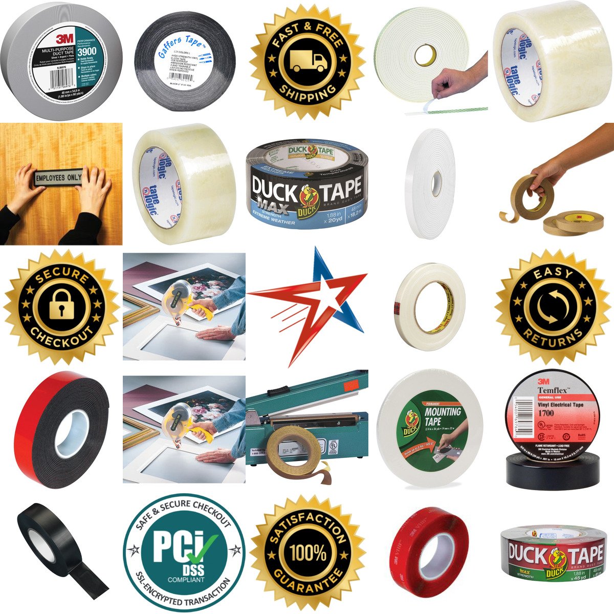 A selection of Industrial Tape products on GoVets