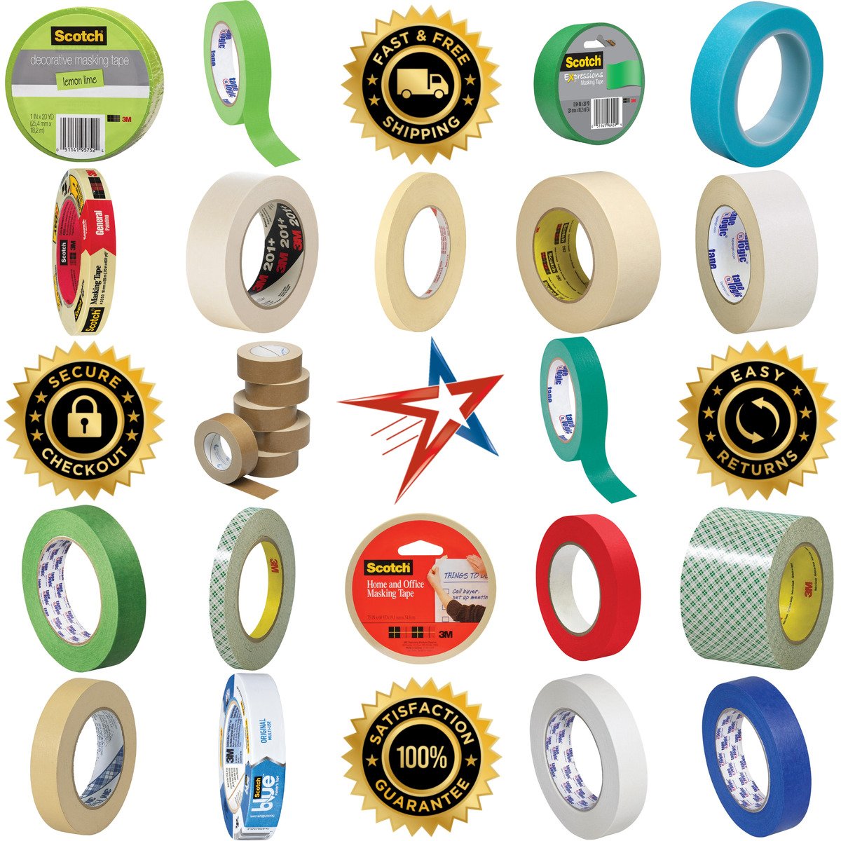 A selection of Masking Tape products on GoVets