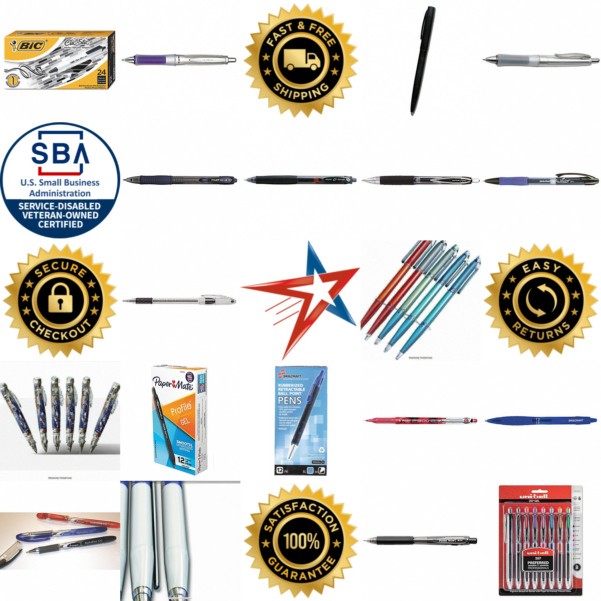 A selection of Pens products on GoVets