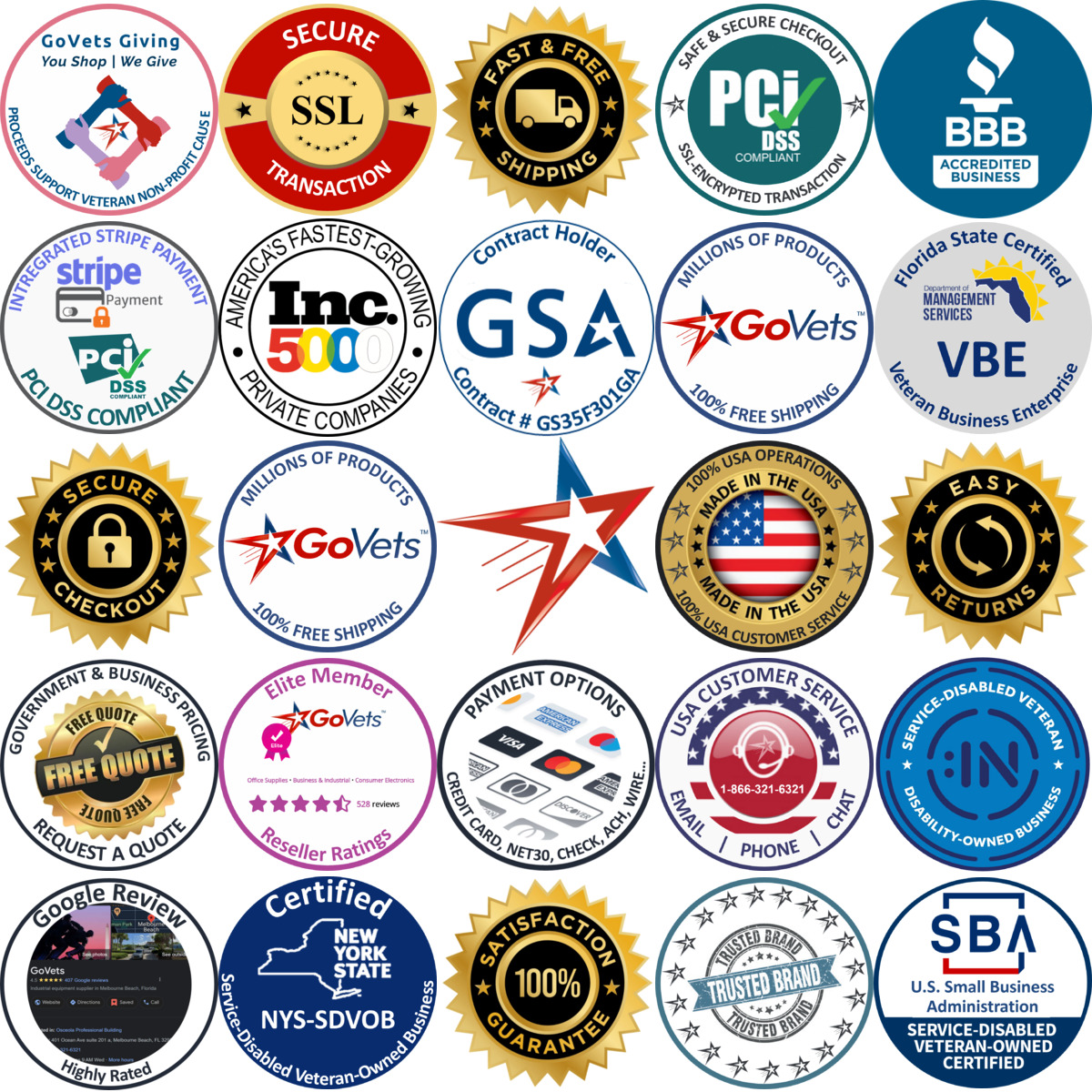 A selection of Filing Labels products on GoVets