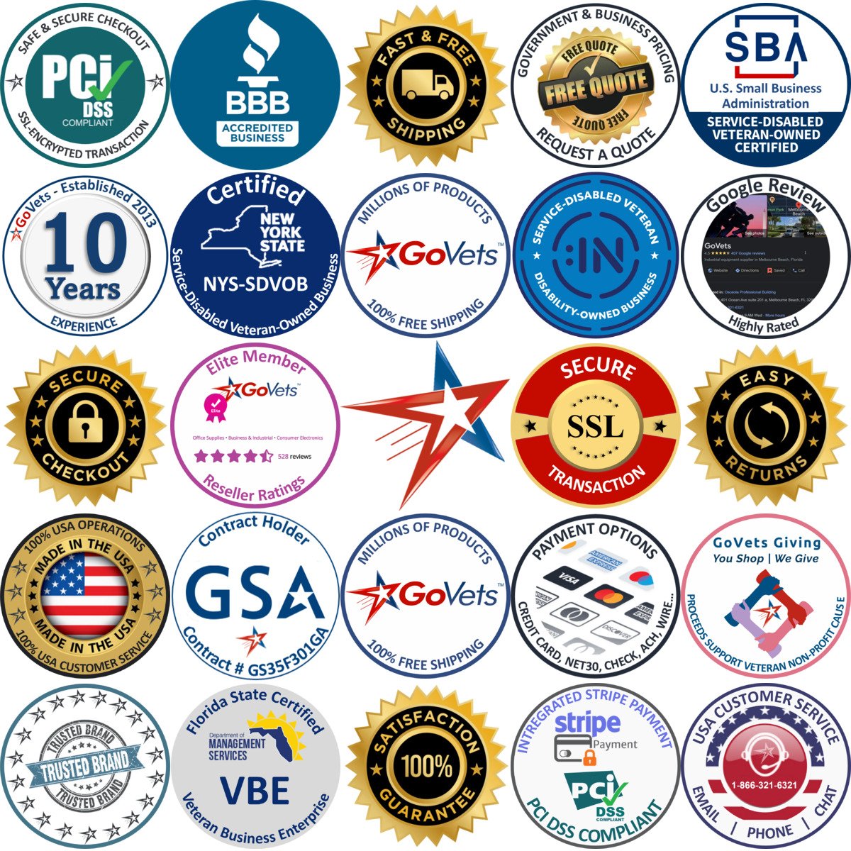 A selection of Name Badges and Kits products on GoVets