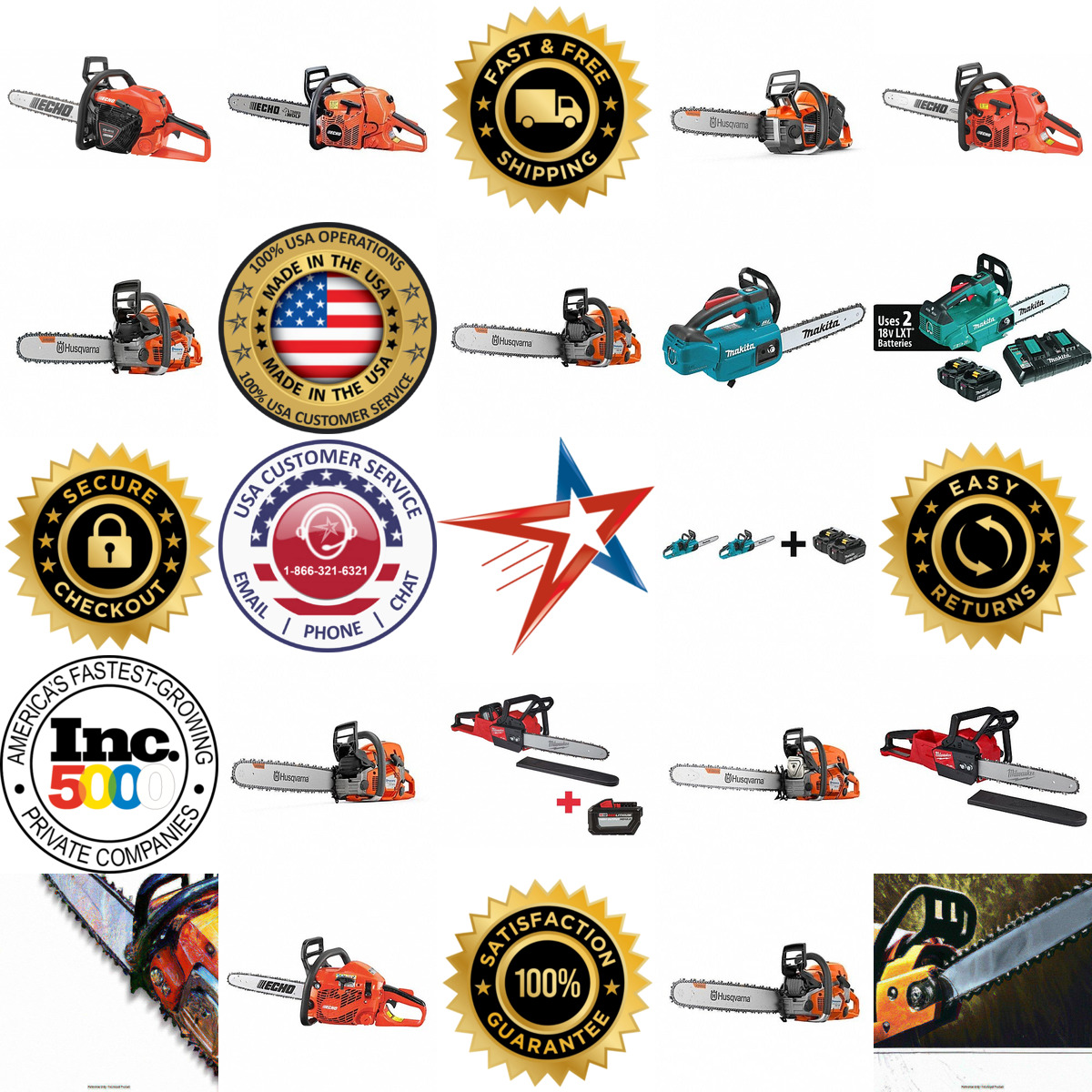 A selection of Chain Saws products on GoVets