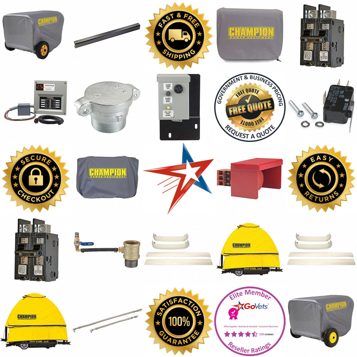 A selection of Generator Accessories products on GoVets