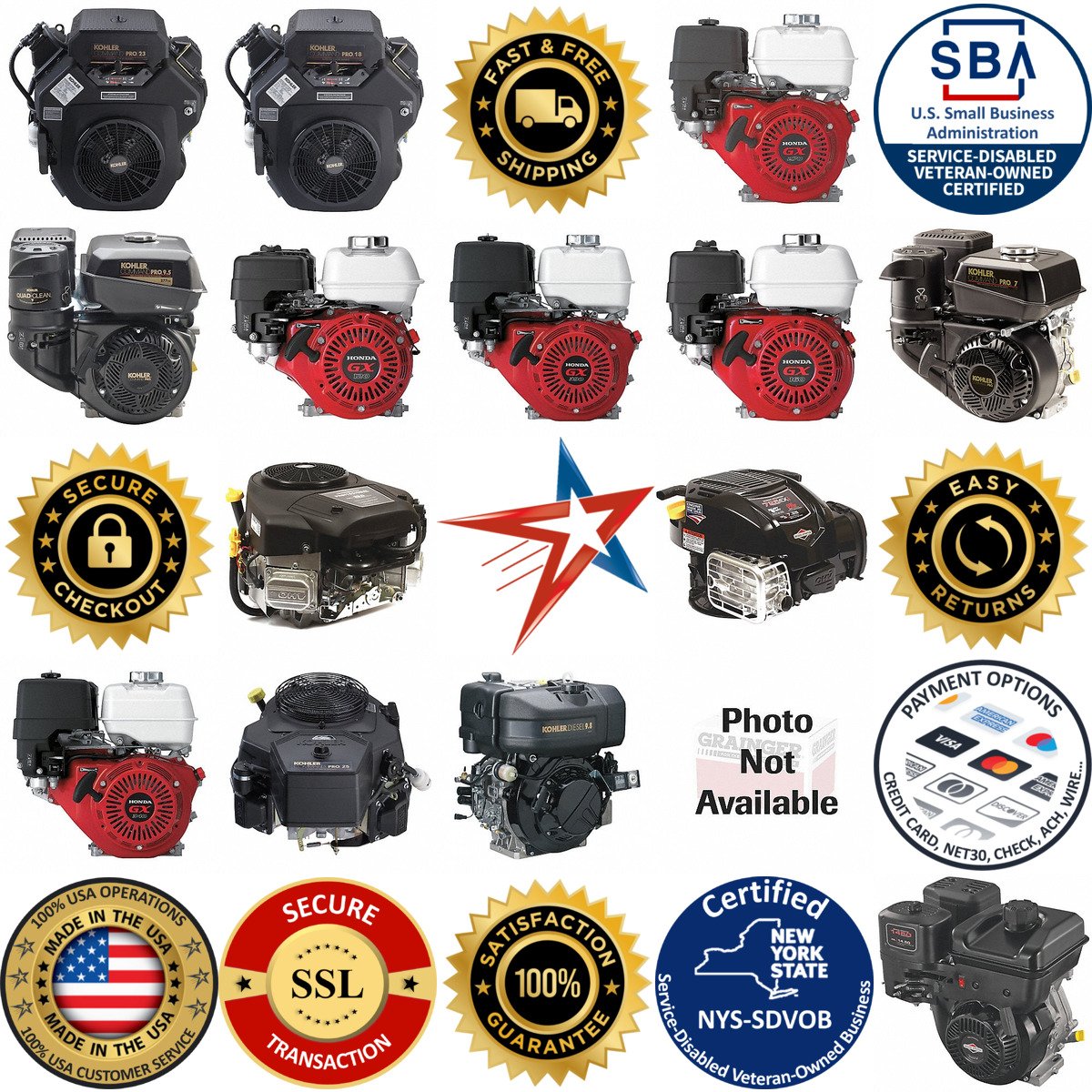 A selection of Gasoline Engines products on GoVets