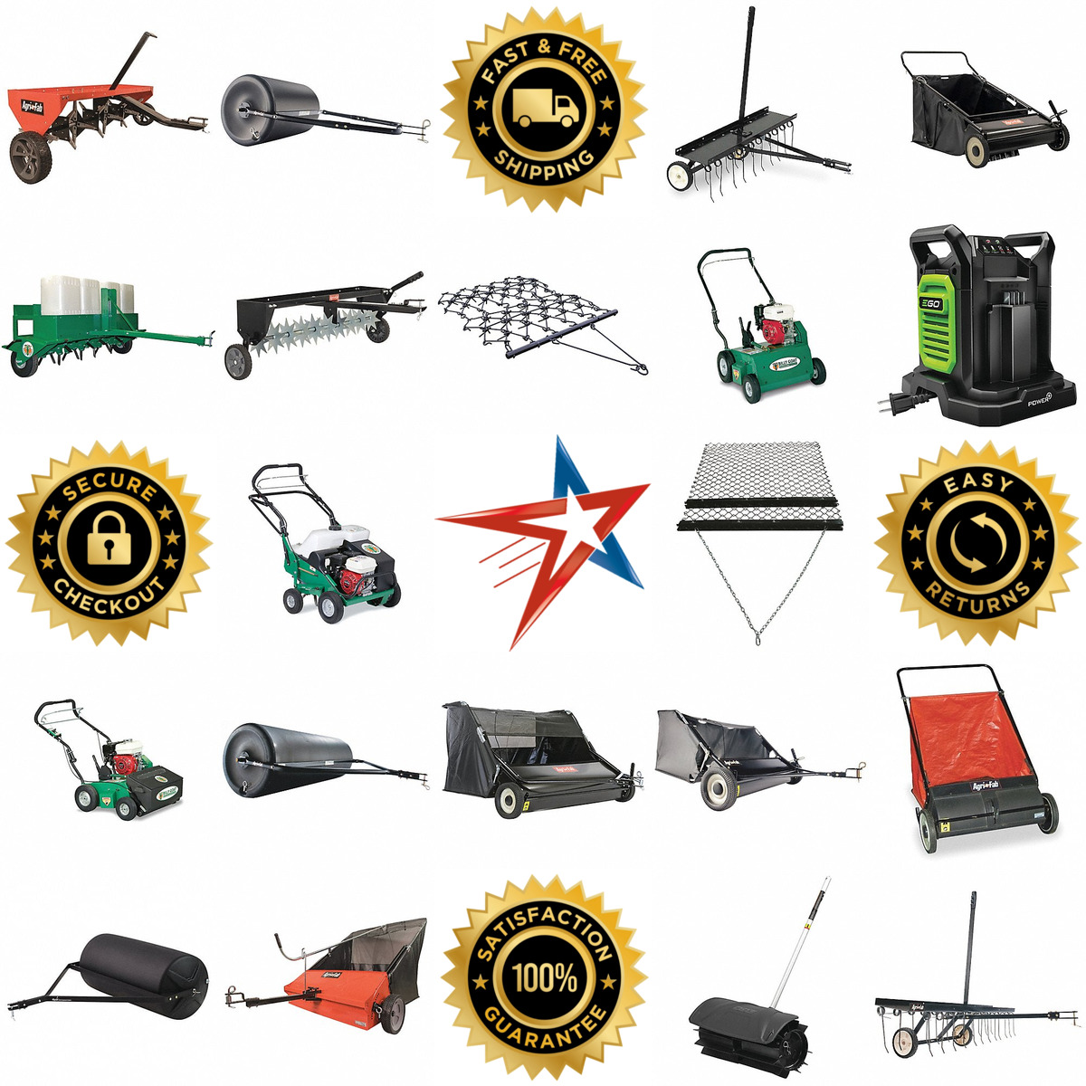 A selection of Lawn Sweepers Rollers and Aerators products on GoVets