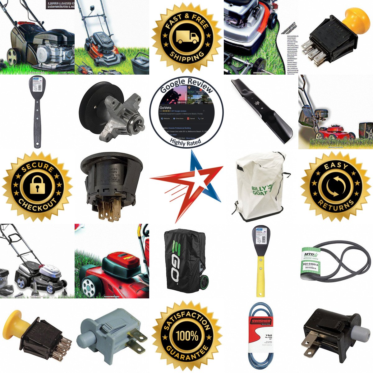 A selection of Lawn Mower Accessories products on GoVets