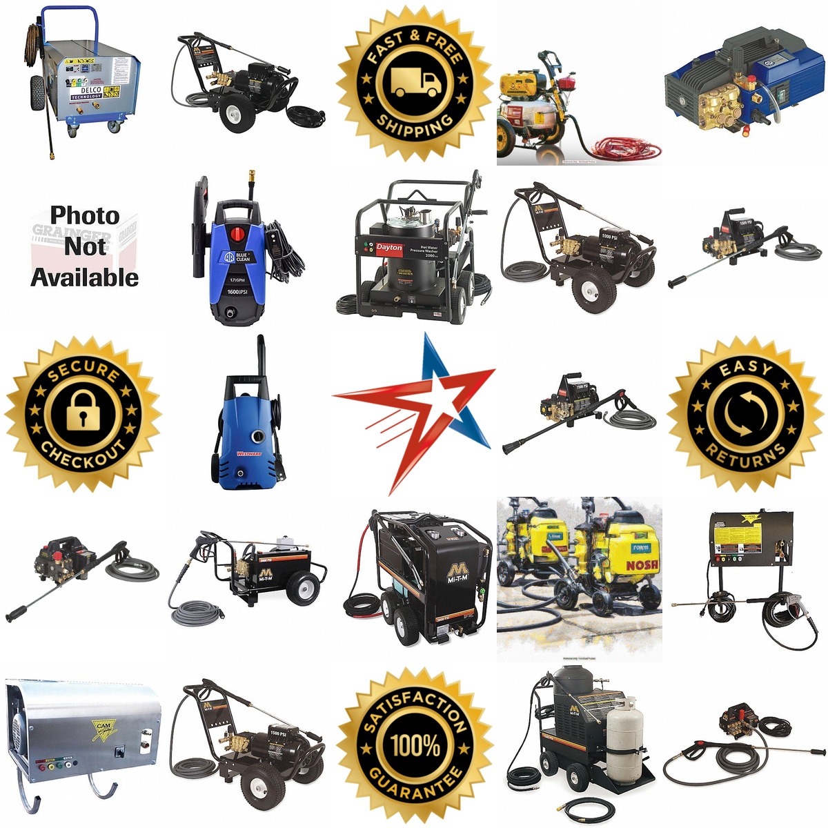 A selection of Electric Pressure Washers products on GoVets