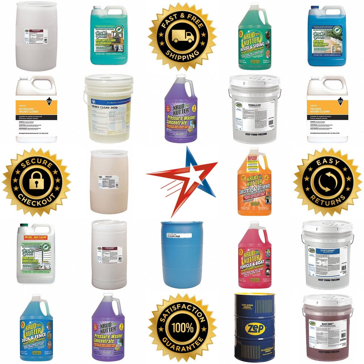 A selection of Pressure Washer Detergents products on GoVets