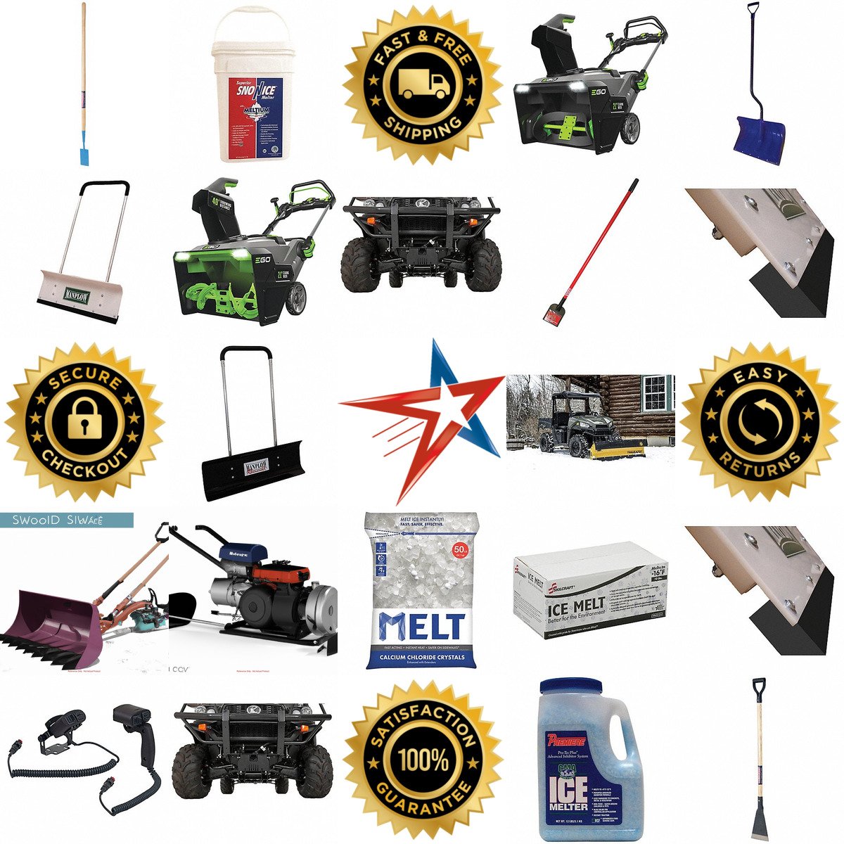 A selection of Snow and Ice Removal products on GoVets