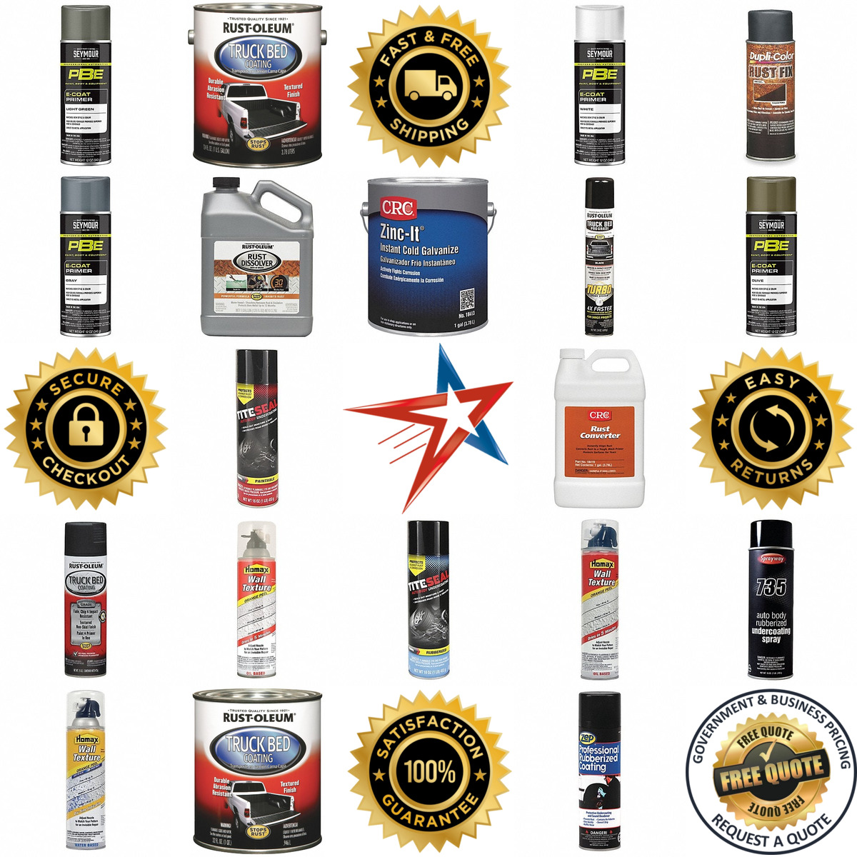 A selection of Automotive Coatings Paints and Primers products on GoVets