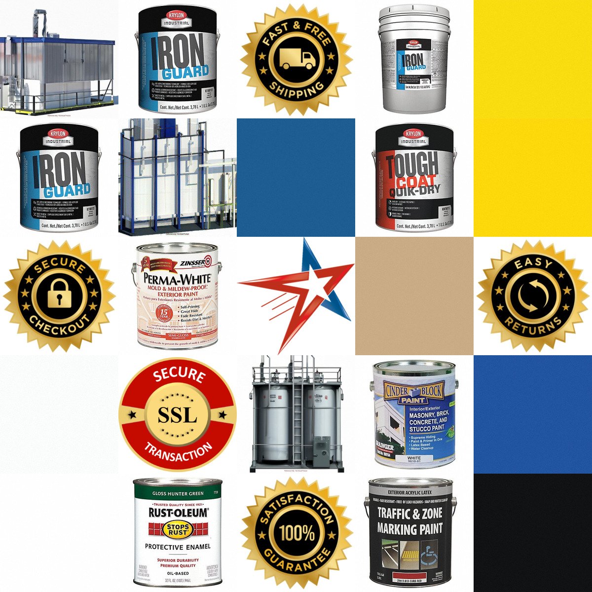 A selection of Exterior Paints products on GoVets