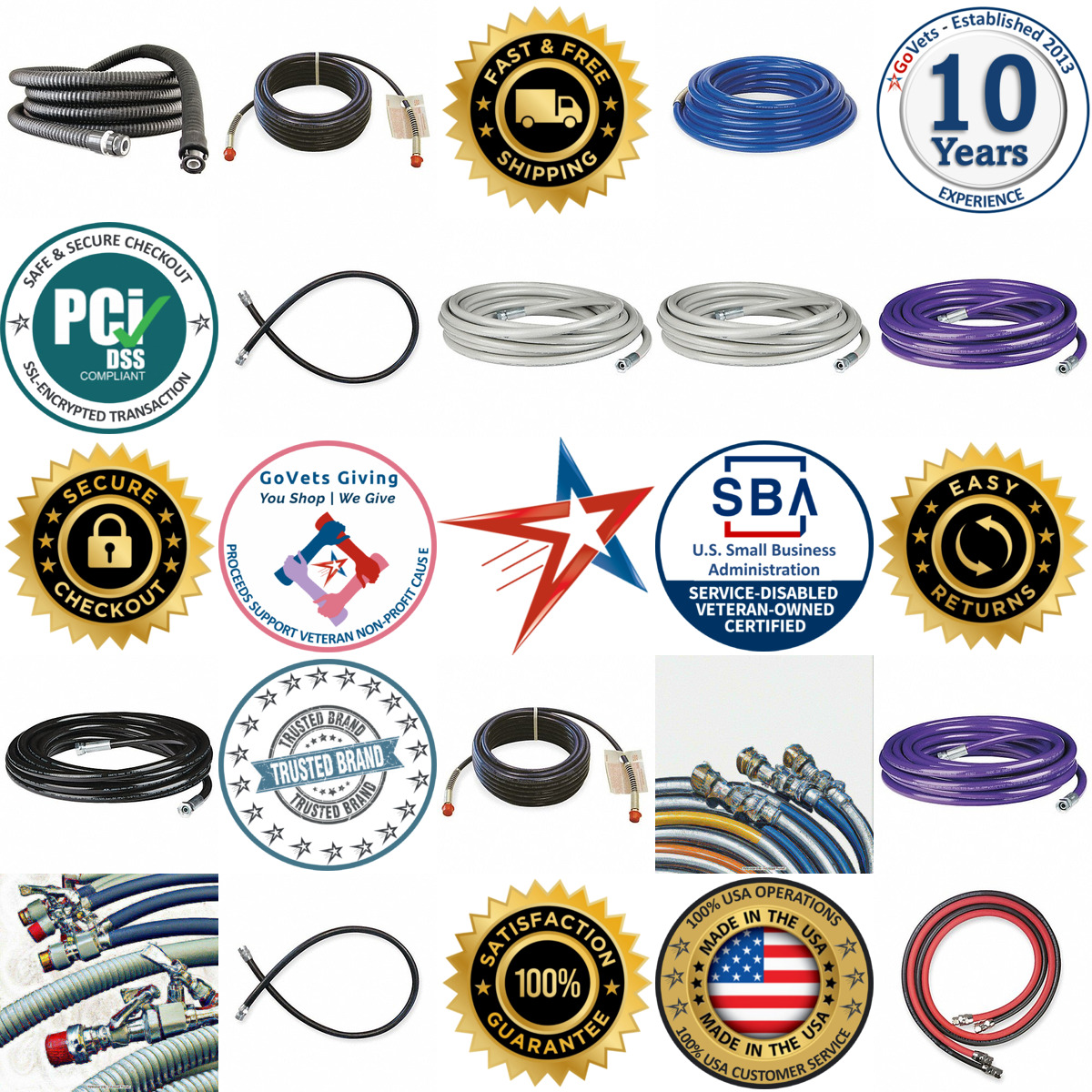 A selection of Paint Spray Hoses products on GoVets