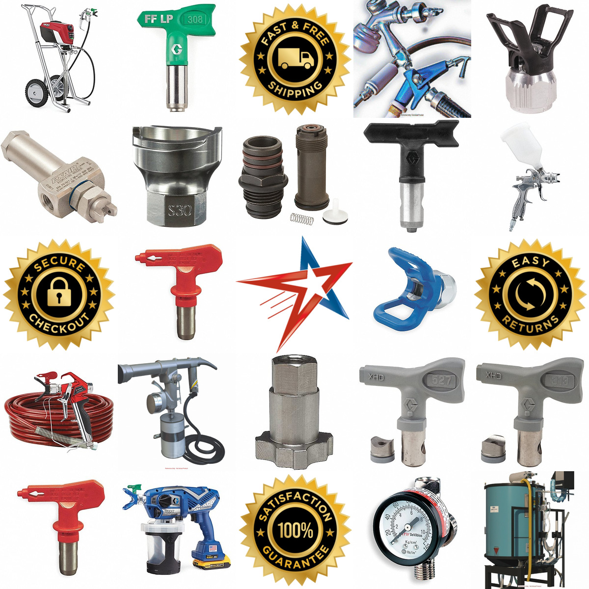 A selection of Paint Sprayers and Accessories products on GoVets