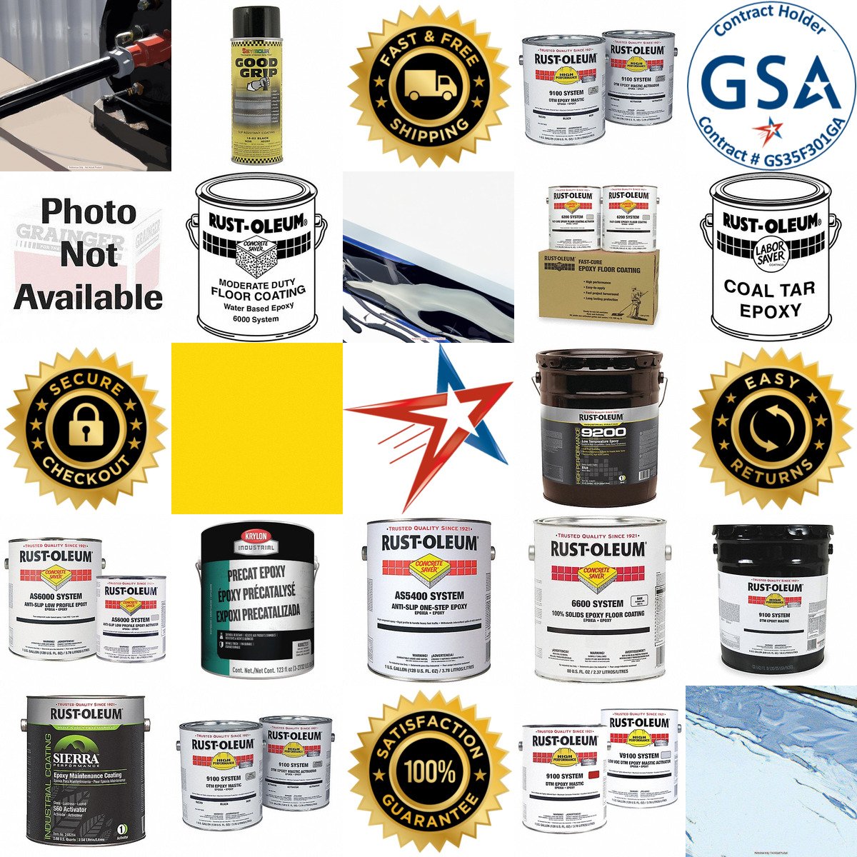 A selection of Epoxy Coatings products on GoVets