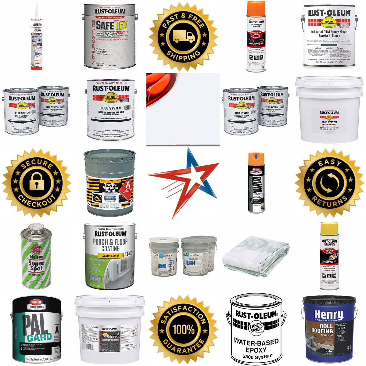 A selection of Specialty Paints Coatings and Additives products on GoVets