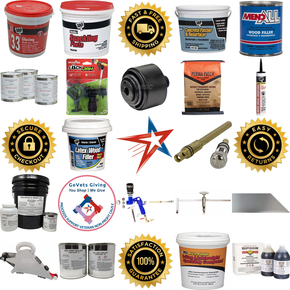 A selection of Drywall and Hard Surface Preparation products on GoVets