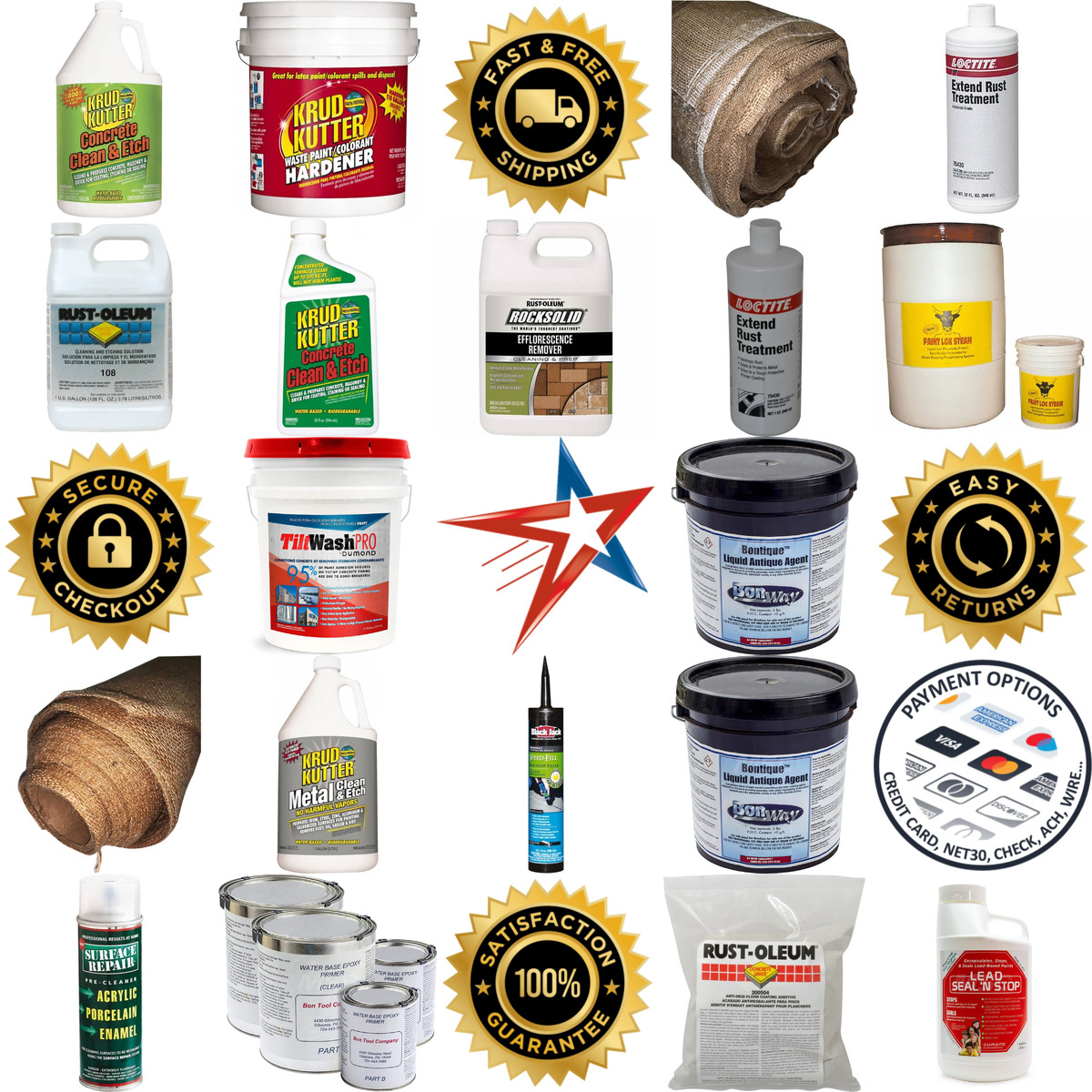 A selection of Surface Preparation Treatments products on GoVets