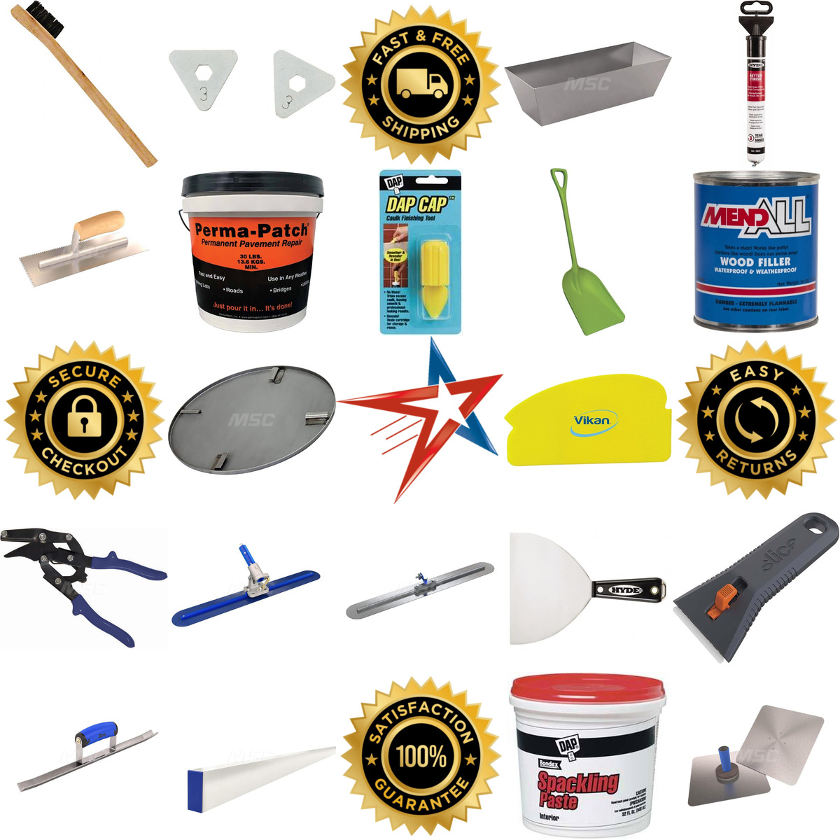 A selection of Surface Preparation and Repair products on GoVets
