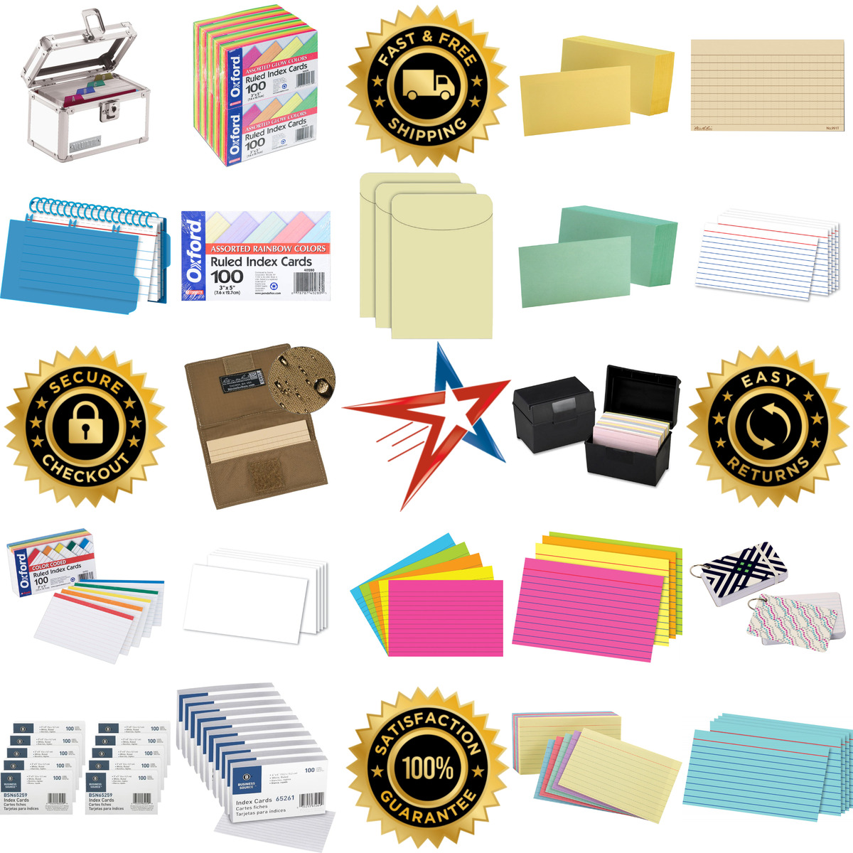 A selection of Index Cards products on GoVets