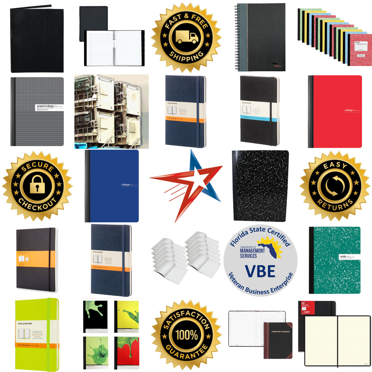 A selection of Composition Books products on GoVets