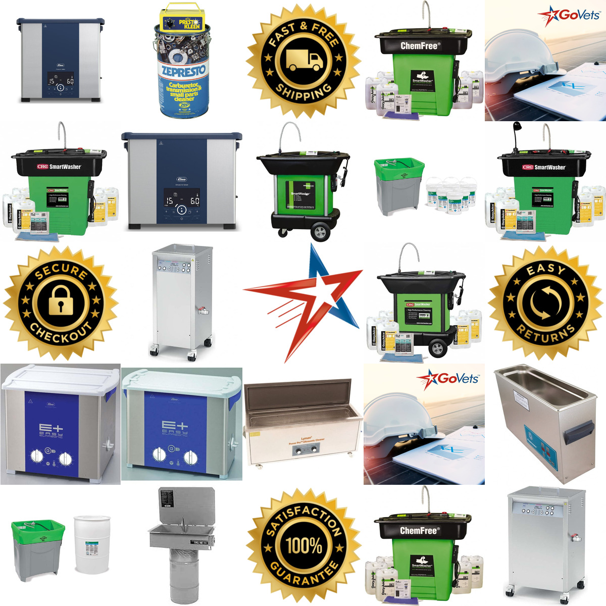 A selection of Parts Washers products on GoVets