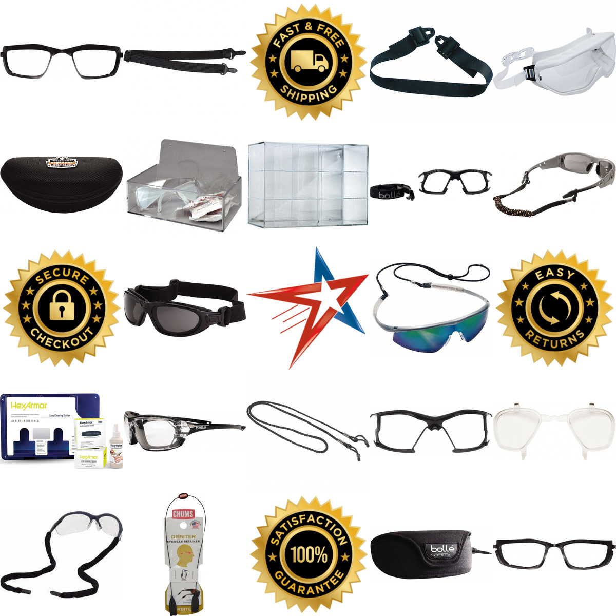 A selection of Eyewear Accessories and Storage products on GoVets