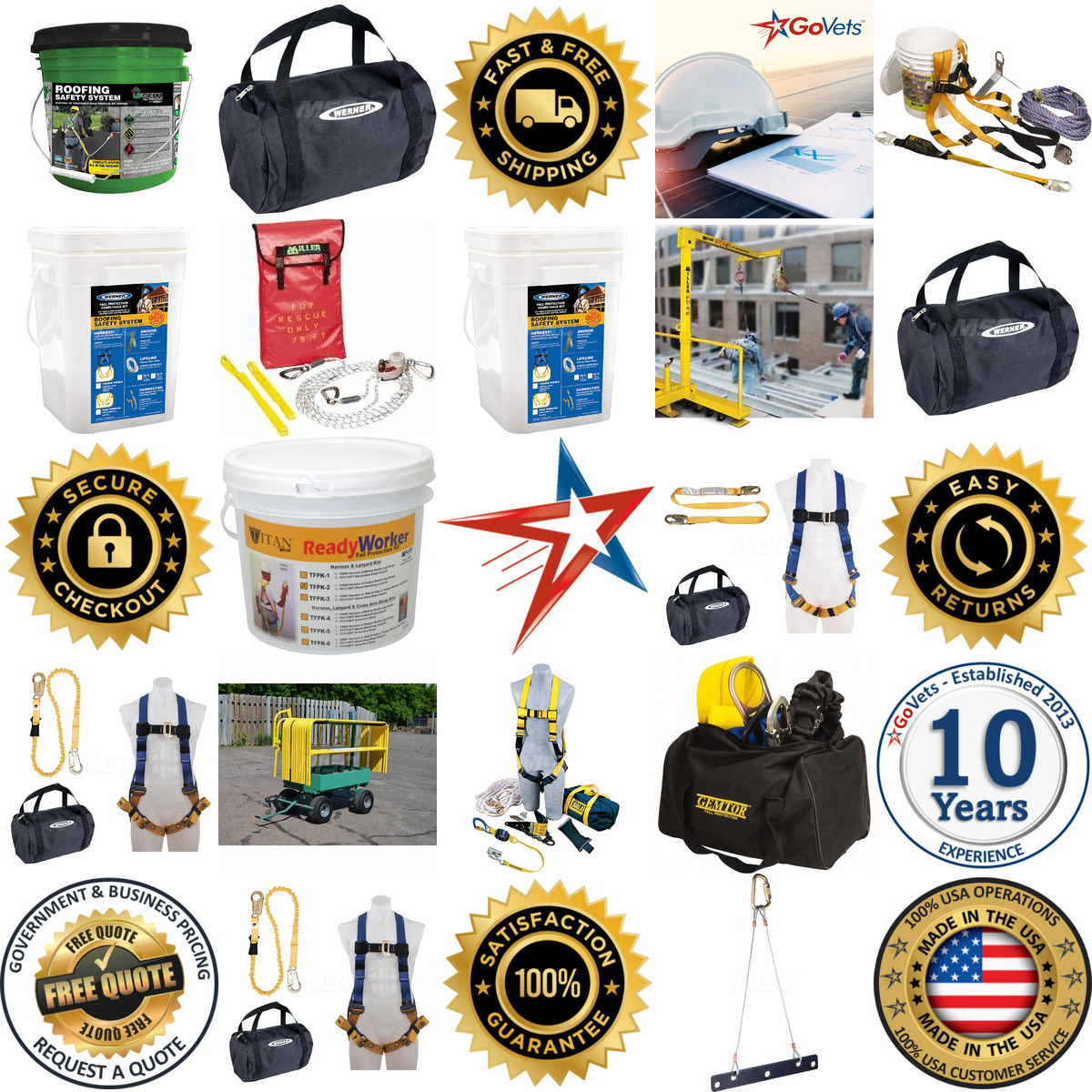 A selection of Fall Protection Kits products on GoVets