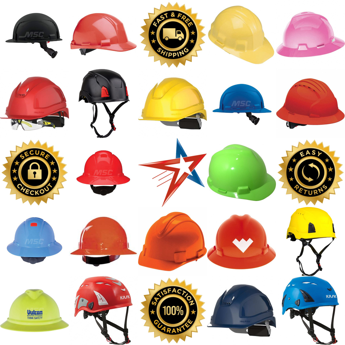 A selection of Hard Hats products on GoVets