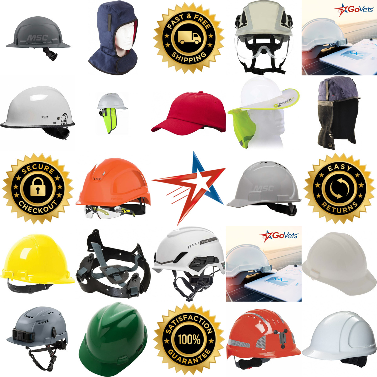 A selection of Hard Hats and Bump Caps products on GoVets