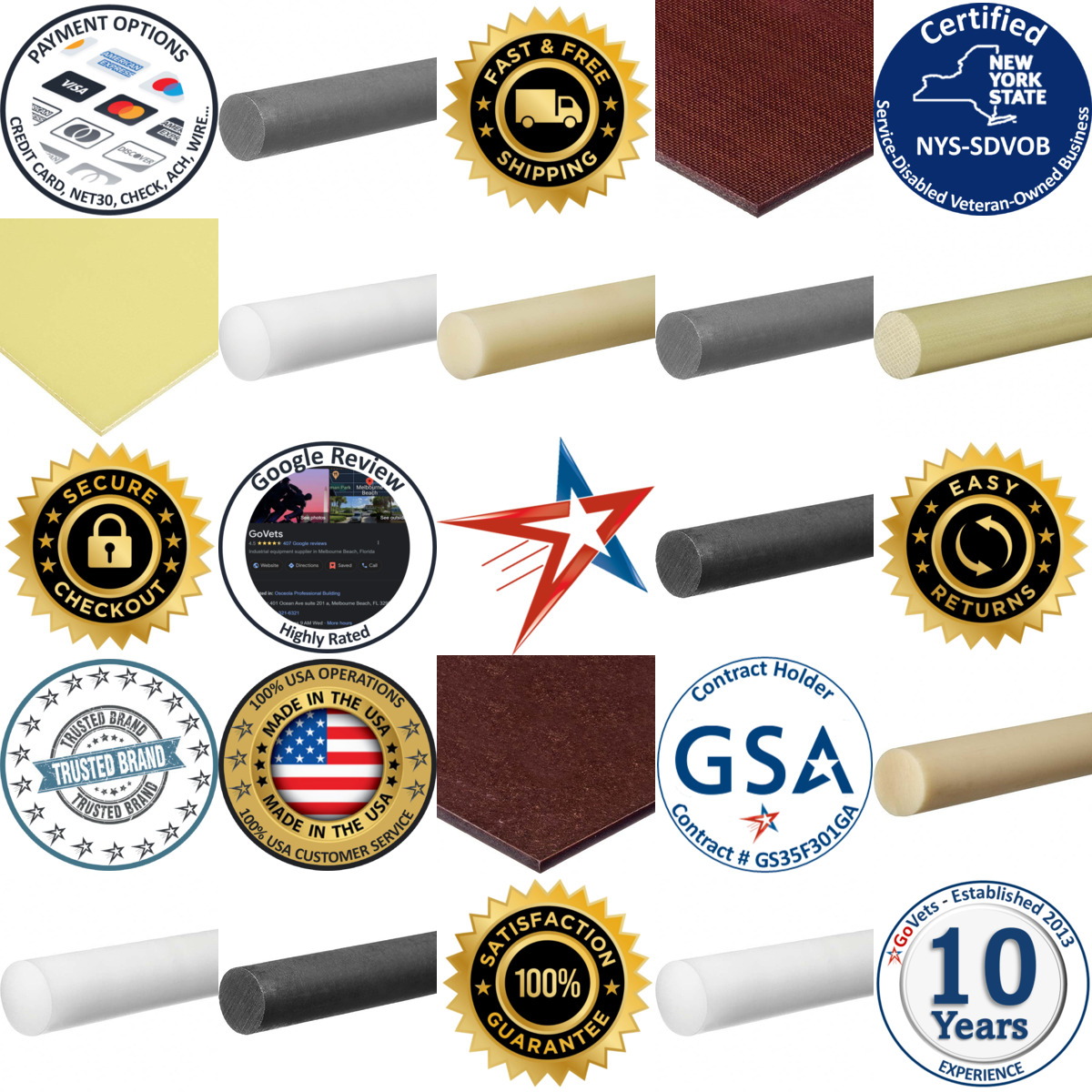 A selection of USA Industrials products on GoVets