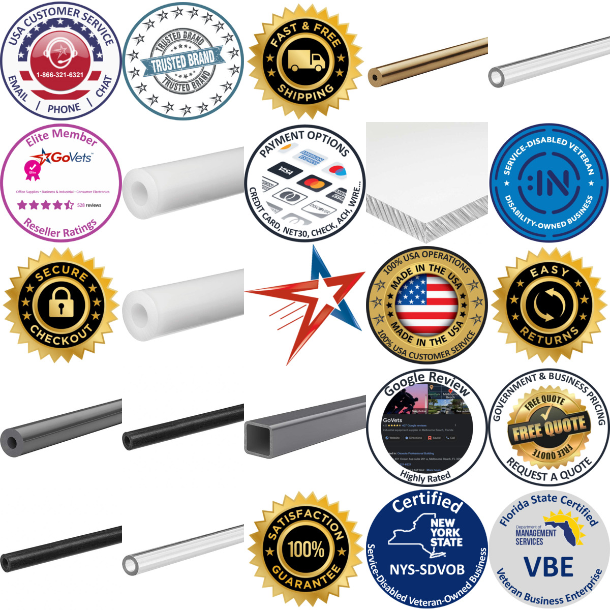 A selection of USA Industrials products on GoVets