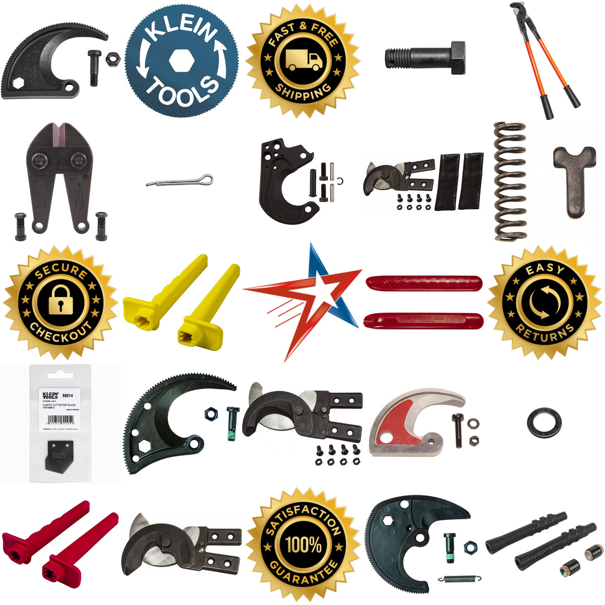 A selection of Klein Tools products on GoVets