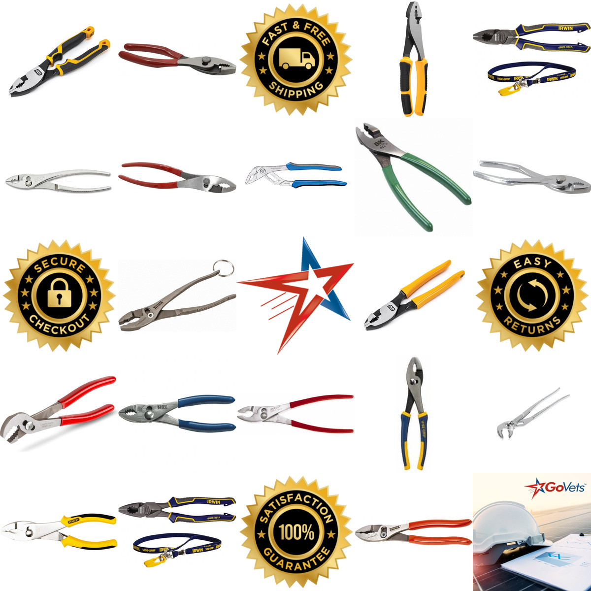 A selection of Slip Joint Pliers products on GoVets