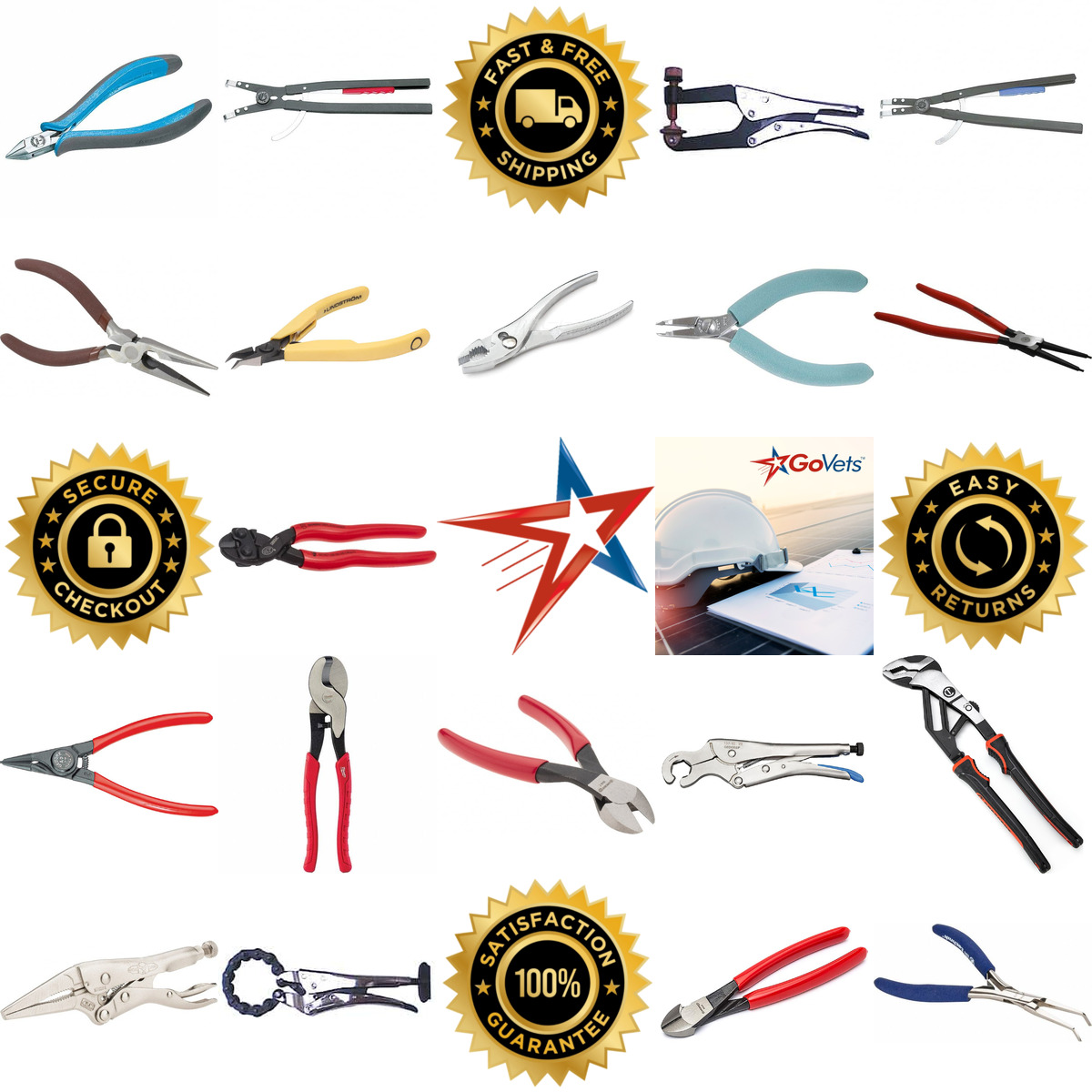 A selection of Pliers products on GoVets