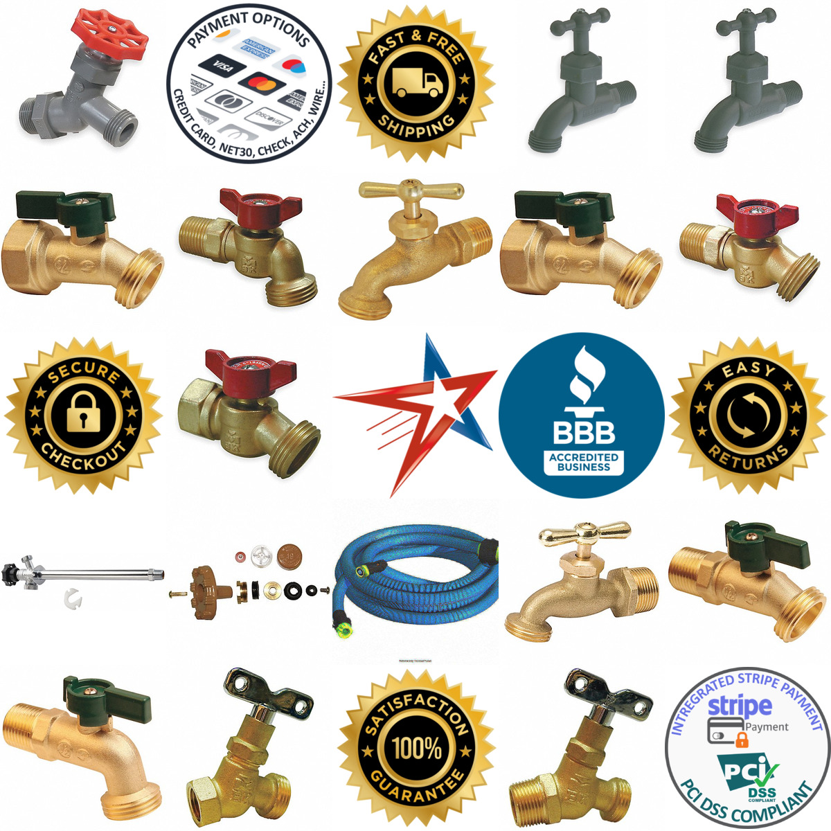 A selection of Hose Bibbs products on GoVets