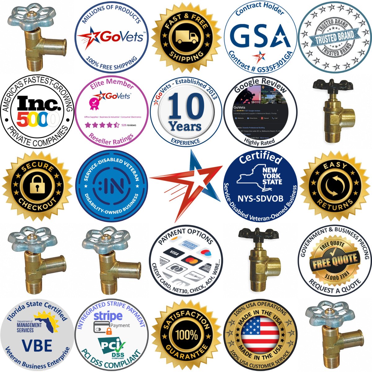 A selection of Truck Valves products on GoVets