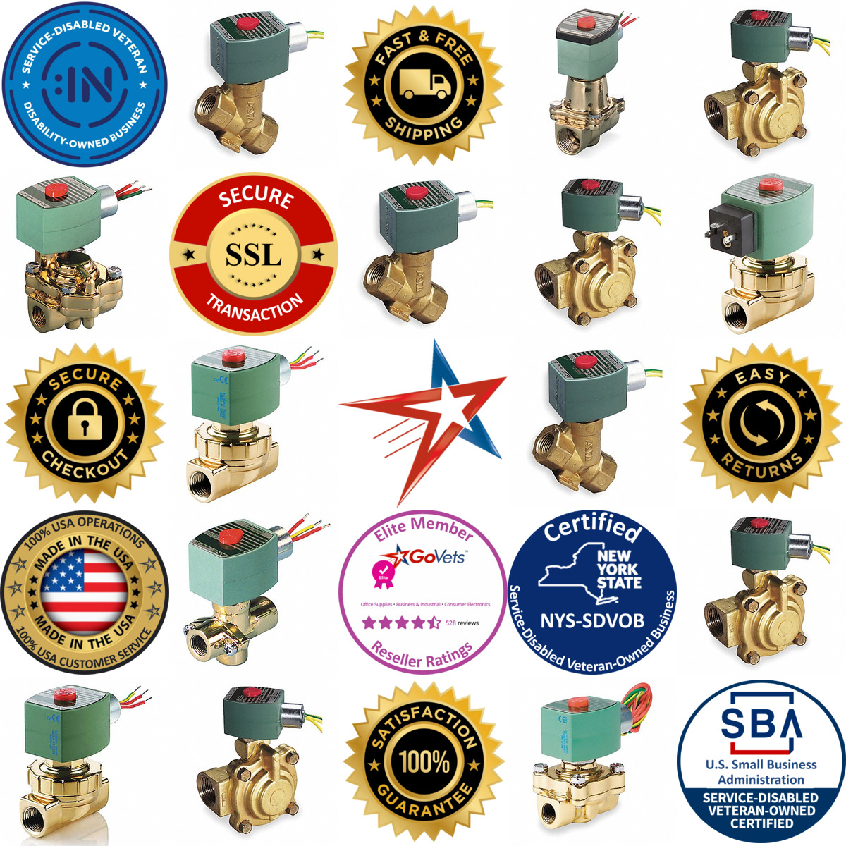 A selection of Steam and Hot Water Solenoid Valves products on GoVets