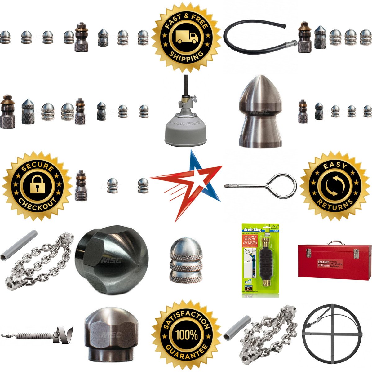 A selection of Drain Cleaning Accessories products on GoVets