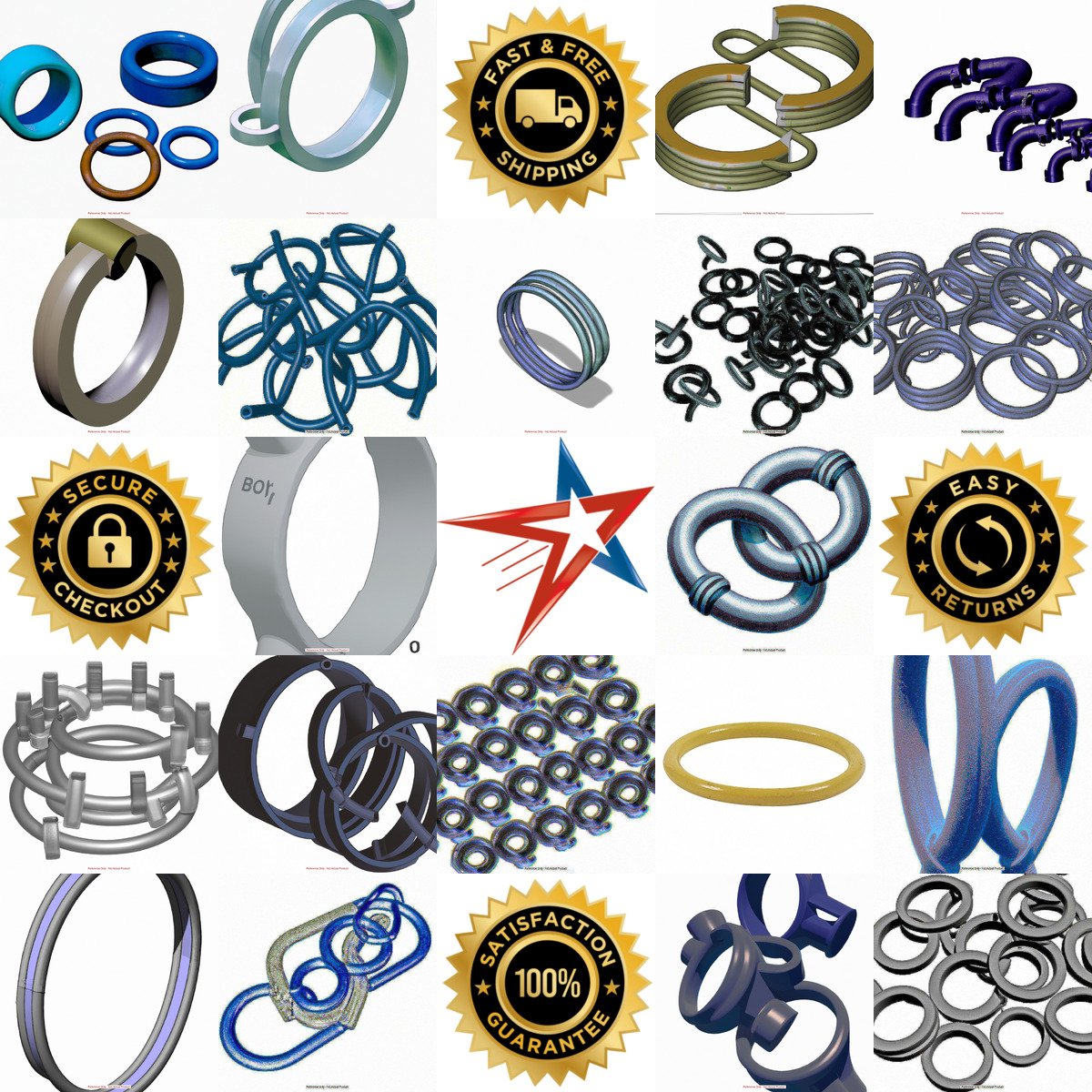 A selection of Crimp Fitting o Rings products on GoVets