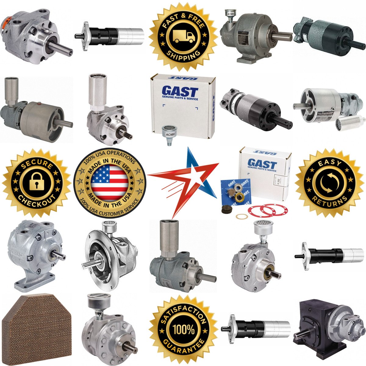 A selection of Air Actuated Motors products on GoVets