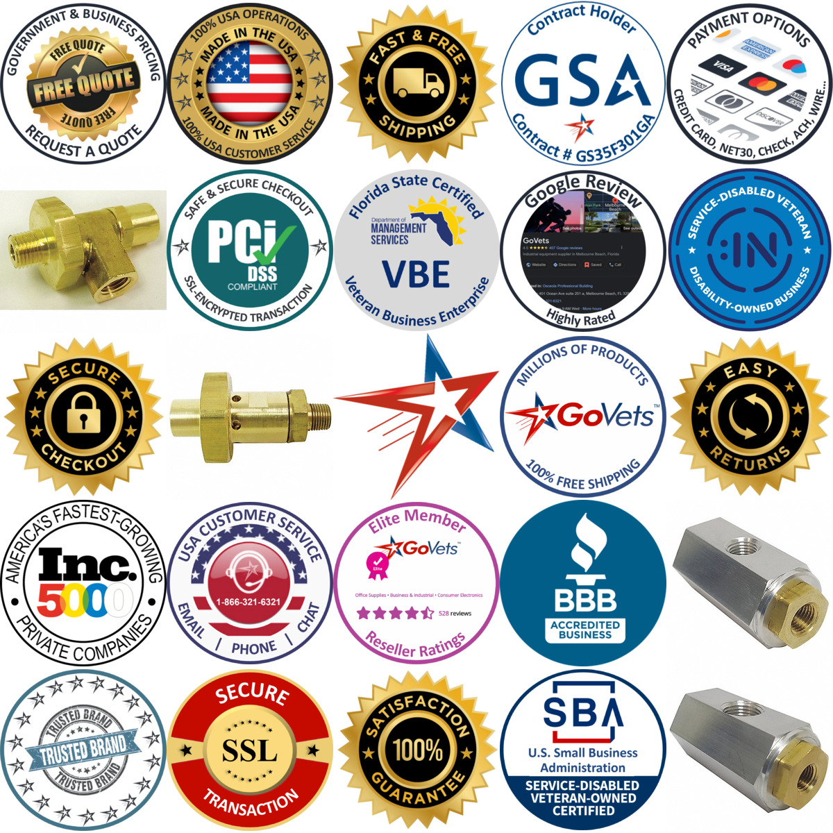 A selection of Compressor Discharge Valves products on GoVets