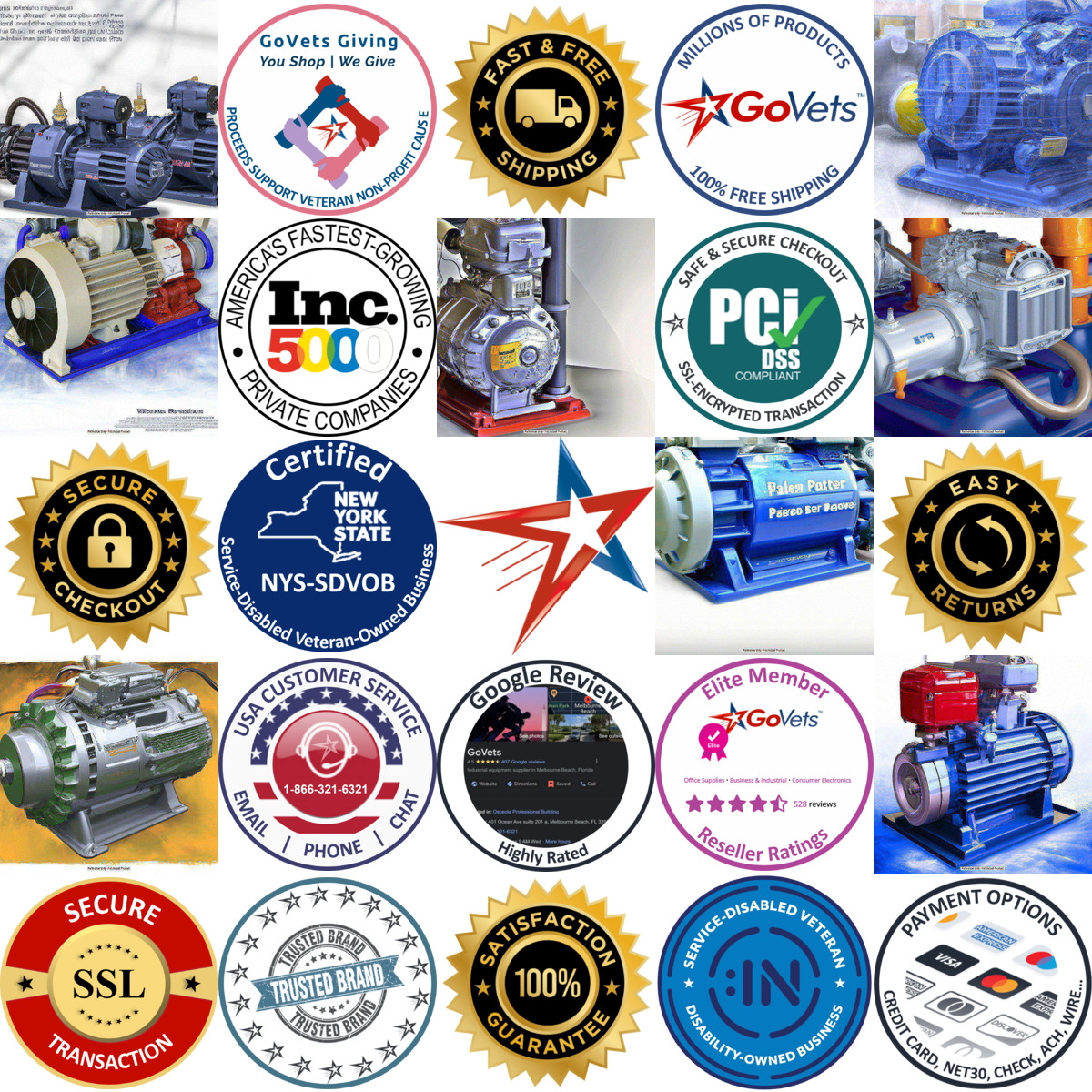 A selection of Rotary Claw Vacuum Pumps products on GoVets