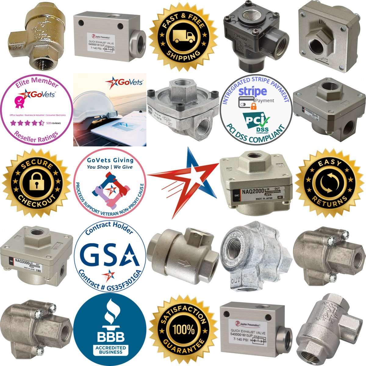 A selection of Quick Exhaust Valves products on GoVets