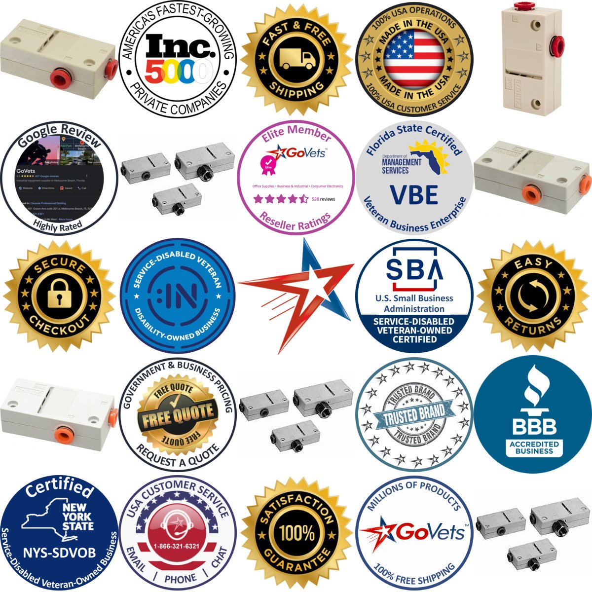 A selection of Vacuum Ejector Valves products on GoVets