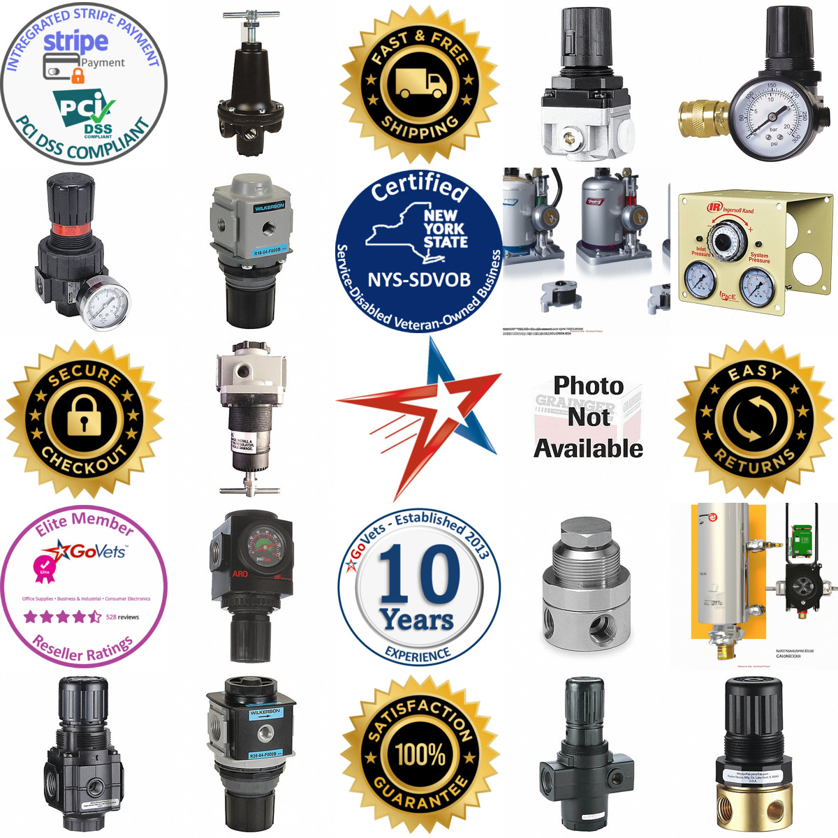 A selection of Compressed Air Regulators products on GoVets