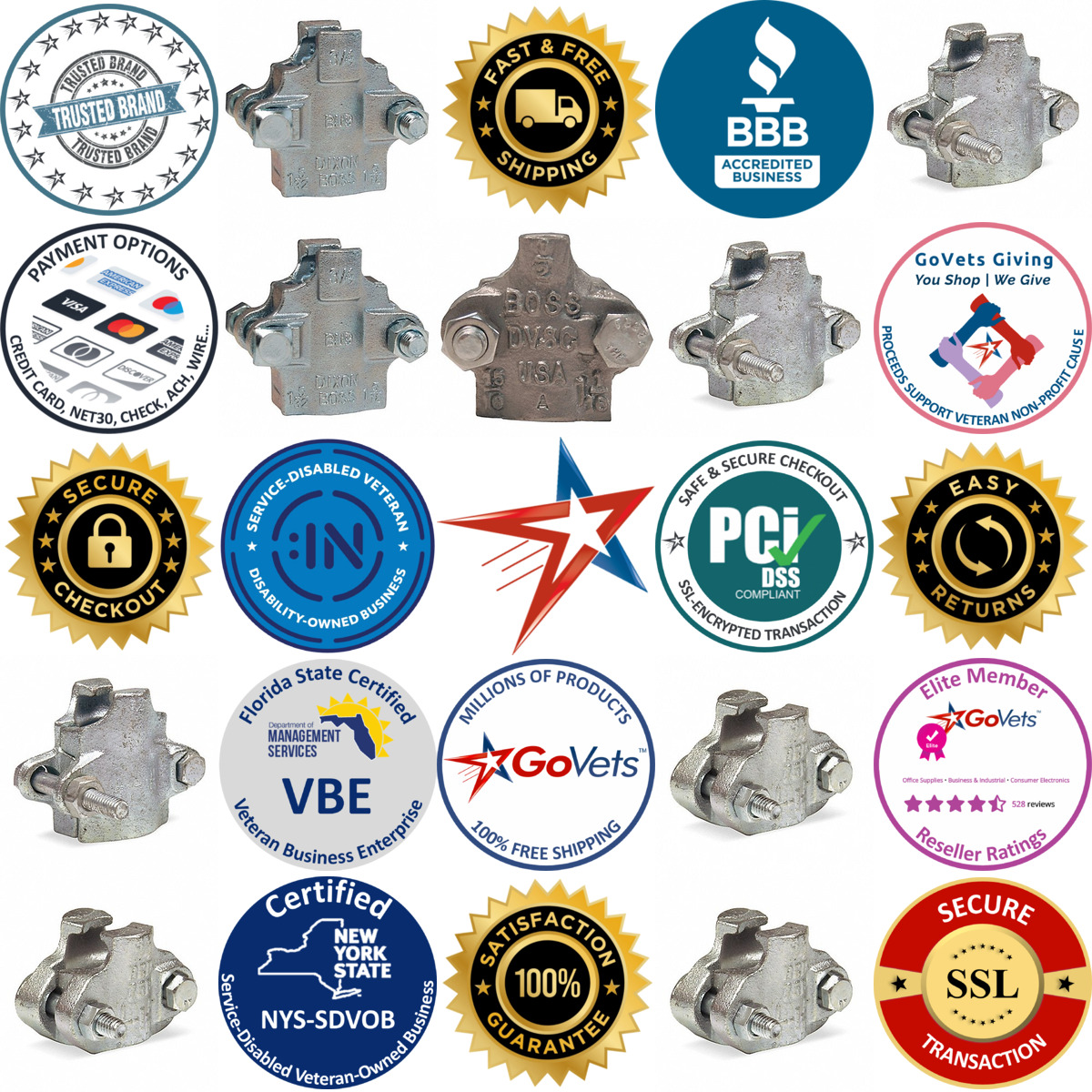 A selection of Steam Hose Clamps products on GoVets